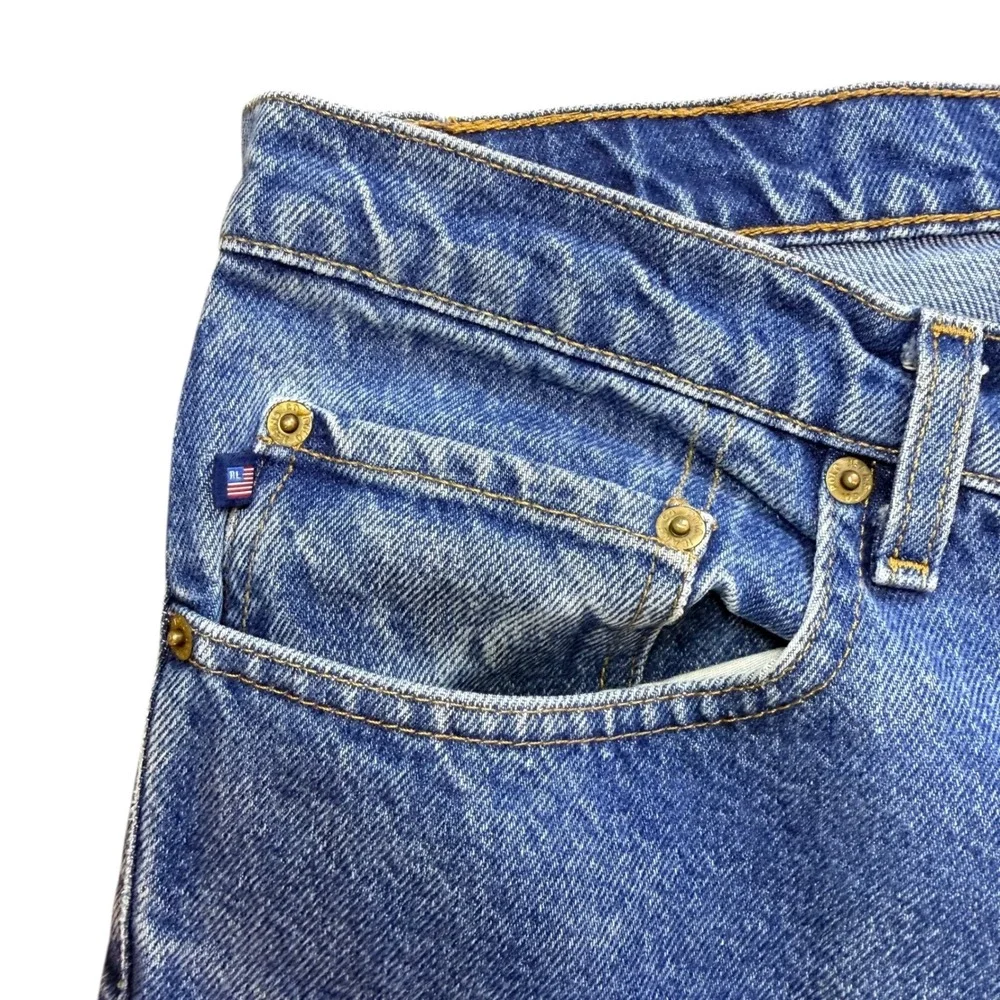 Vintage‎ Polo Jeans Co Ralph Lauren Jeans Mens 36x30 Blue Relaxed Fit 90s